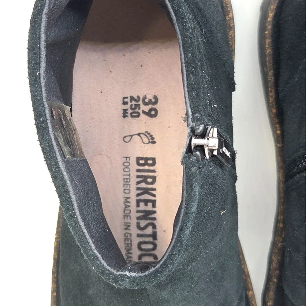 Birkenstock Ankle Zip Black  Boots Womens Size 39 US 8